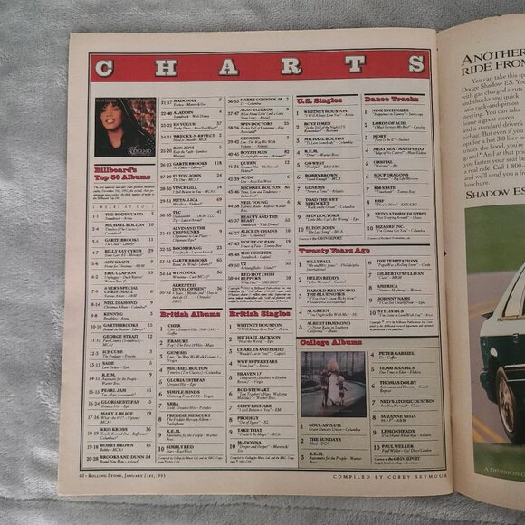 Neil Young Rolling Stone Magazine January 21 1993 - Picture 10 of 10